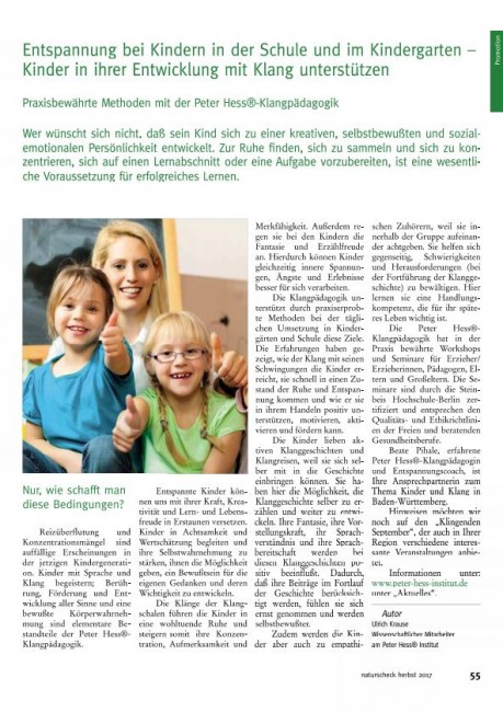  Entspannung bei Kindern in der Schule und im Kindergarten – Kinder in Motiv 